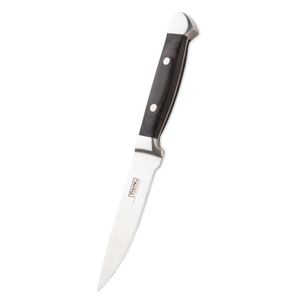 Viking Steakhouse Pakka Wood 6Piece Steak Knife Set with Wooden Box